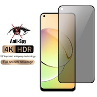 9H Full Privacy Tempered Glass For Realme C85 Pro 15T P3 Note 60 50 14 14T GT7 13 13+ 12 12+ 11 11X 