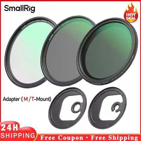 SmallRig 67mm Phone Filter HD CPL / Black Mist / Variable ND Filter, Adapter (M-Mount) for Smartphon