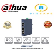 DAHUA CHS4212-8GT 12-PORT CLOUD MANAGED HARDENED GIGABIT SWITCH