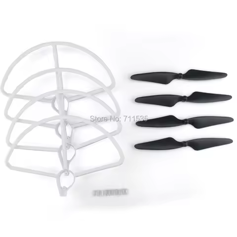 Hubsan CW CCW Propellers Prop Main Blades A B Protection Cover Set Spare Parts Accessories For Hubsa