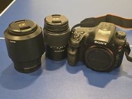 Sony Alpha A57 DSLR with 2 Sony Lenses (18-70, 55-200)