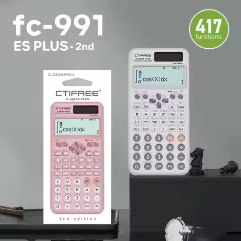 Portable 991ES Plus-2nd Edition Scientific Calculator Student Stationery 417 Function Matrix Complex