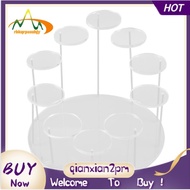 【rbkqrpesuhjy】Acrylic Cupcake Holder Stand, Round Cupcake Tower Display Stand, Premium Dessert Stand