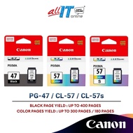 Canon PG-47 Black | Canon CL-57 Color | Canon CL-57S Color Ink Cartridge for E410 E470 E3170 E3370 E