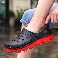 CU0 High Quality Unisex Men Women Black EVA Clog Shoes M.CLASS/SPAKO Men Crocs Duet Sport Clogs Mules Sandals Shoes Ka