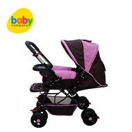 Apruva Reversible Stroller with Dining Tray - Pink