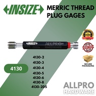 INSIZE Metric Thread Plug Gage 4130/4139/4120
