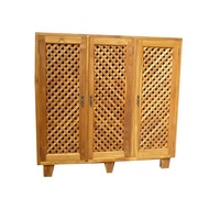 【吉迪市100%全柚木家具】RPSC012 柚木原木鞋櫃 收納櫃 置物櫃