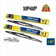 Hella Brand 16"+16" Carry Front Wiper