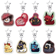 Anime Hellova Boss 3 Vees Alastor Blitzo Stella Loona Sir Pentious Keychain Exquisite Bag Pendant Gi