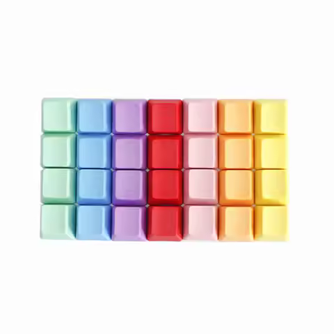 OEM Profile PBT Keycaps Mechanical Keyboard Mixded Color Blank Keycaps Custom Gamer Mx Switch No Eng