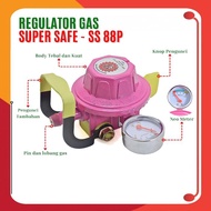 REGULATOR SUPER SAFE SS88P METER Gas Tekanan Rendah Double Lock