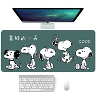 Snoopy mouse pad super large writing desk pad snop computer keyboard pad cute home waterproof slip