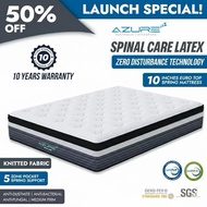 Azure™ Xtra-Firm | 10 Inch Spring Latex Mattress | Zero Motion Transfer | Single, Super Single, Quee