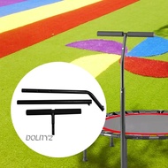 [Dolity2] Small Trampoline Handle Bar Jumping Bed Handrail Reliable Support Exercise Accessories Non