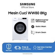 Samsung Mesin Cuci Front Loading 8 Kg Quick Wash 18", Digital Inverter