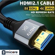HDMI 2.1 HD Cable 8K60HZ TV Projection Laptop Display 4K144HZ Video Cable