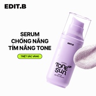 Kem Chống Nắng Edit.B Tone-Up Triệt Sắc - Kiềm Dầu No-Sebum Sun Cream - Cica Sun Cream Ngải Cứu Dịu