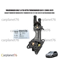 VOLKSWAGEN POLO GOLF 1.4 TSI JETTA EA111 COOLANT THERMOSTAT HOUSING WITH 2 THERMOSTAT 03C 121 111 AM