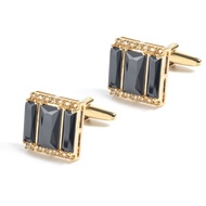 Fashion Accessories Cufflink Hot Selling Men's Business Crystal Cufflinks French Square Cufflink
