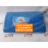 TENDA A5 NET SIZE 5X8  TARPAULIN MADE IN A5 MATERIAL NET SIZE 5 MTR X 8 MTR SINAR JAYA BRAND TARPAUL