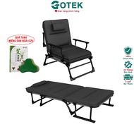 GOTEK smart folding bed, folds into a relaxing chair, sturdy steel frame