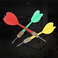 PVC Brass Plated Barrel Steel Tip 6pcs Darts With Flights 6只装飞镖针