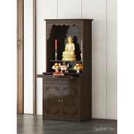 Buddha Niche Altar Buddha Shrine Household Modern Light Luxury Cabinet New Chinese Style Clothes Closet Cabinet Altar Sh