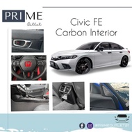 🔥🔥🔥Honda Civic FE Civic RS 2022 Carbon Interior Accessories