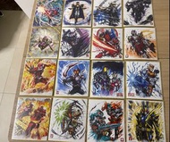 包順豐 全套16張 萬代 食玩 假面騎士 色紙 art 5