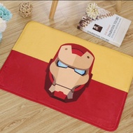 Marvel Avengers Carpet Plush Toys  Spiderman Iron Man Captain America Rug Flannel Gift for Kids