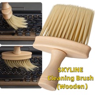 【In-Stock】SKYLINE Keyboard Cleaning Brush Wooden Anti-Static PC Laptop Keyboard Cleaner Track Narrow Space Cleaning Tool