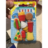Junk food fast food eraser