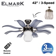 ELMARK UFO CEILING FAN 42" WITH REMOTE CONTROL KIPAS SILING