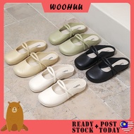 READY STOCK WOOHUU Women Sandal Flat Kasut Wanita Shoes Perempuan Woman