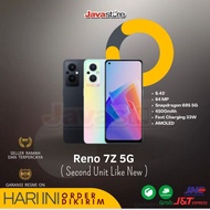 OPPO RENO 7z RAM 8/128 SECOND ORIGINAL BERGARANSI