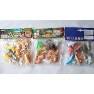 Miniatures Animal Toys < Farm/Domestic Animals, Wild Animals, Marine Animals and Horse (Per Pack)