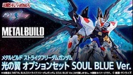 售 全新日版 Bandai  METAL BUILD STRIKE FREEDOM GUNDAM WINGS OF LIGHT OPTION SET SOUL BLUE Ver. 魂藍版 突擊自由 高達 光之翼 配件包 MB 魂商店限定 (Tamashii Web） 機動戰士 高達 0079 Gundam Seed Destiny 超合金 Diecast CHOGOKIN GUNDAM FIX FIGURATION Metal Composite MC 可動人偶  靚外盒 已包膠 合收藏用 調景嶺地鐵交收