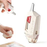 Magnetic retractable box opener with privacy protection spray，2026New 2-in-1 box opener，Equipped wit