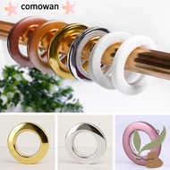 COMOWAN Curtain Grommet, Mute Hanging Curtain Eyelet Ring, Curtain Accessories Plastic Hanging Curta