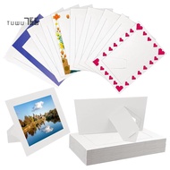 30 Pack Photo Frames Standing White Cardboard Photo Frames for 4 X 6Inch Photos,  with Easel DIY Cra