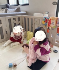 Caraz leaf baby room (with floor mat) 圍攔