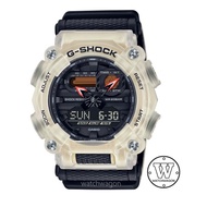 [Watchwagon] Casio G-Shock GA-900TS-4A Translucent Bezel Cloth Band Ana Digital Sports Watch ga-900 