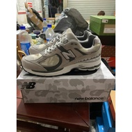 Ready stock Bape x NB 2002R Mens and womens shoes Running shoes