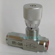 Cylinder Speed Regulating Valve Flow Control Valve Hydraulic Throttle Valve STU-G1/4 STB-G3/8 STB-G1