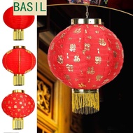 BASIL Festive Lantern, Waterproof Chinese Chinese Lantern, Vintage Handmade Hanging Red Traditional 