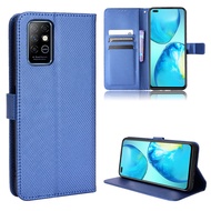 Infinix Note 8 Casing Flip Phone Holder Stand Infinix Note8 Case Wallet PU Leather Back Cover