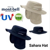 Japan Mont-bell Sahara Hat Unisex Anti-UV, Disc Hat, Sun Hiking 1118286