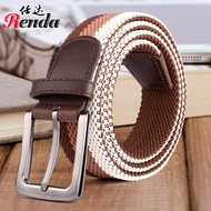 belt for women belt for women jeans belt for woman New Double-Layer High Elastic Braided Elastic Bel