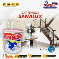 Cat Tembok Sanalux 4.3Kg Galon - Cat Tembok Ekonomis Warna PUTIH